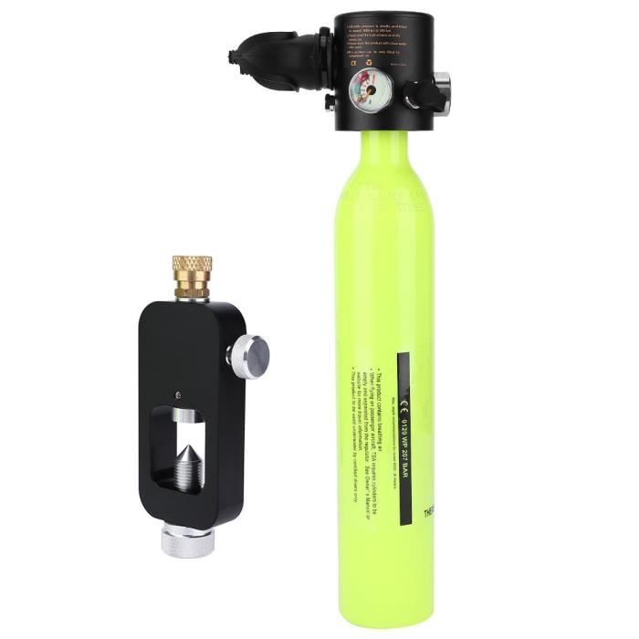 Accessoire de longe pour adaptateur de plongée, bouteille de respiration, bouteille d'oxygène, équipement de plongée(vert )-LAT