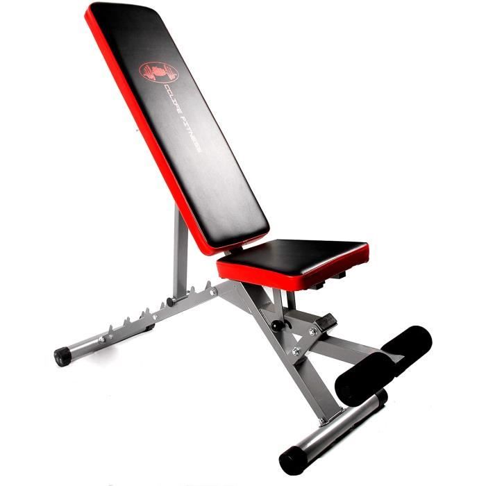 CCLIFE Banc de Musculation Pliable- Banc haltérophilie - Banc abdominaux Pliable - Banc muscu - Banc Abdo - Banc Musculation inclina