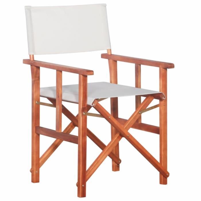 WIPES Chaise Bois massif d'acacia