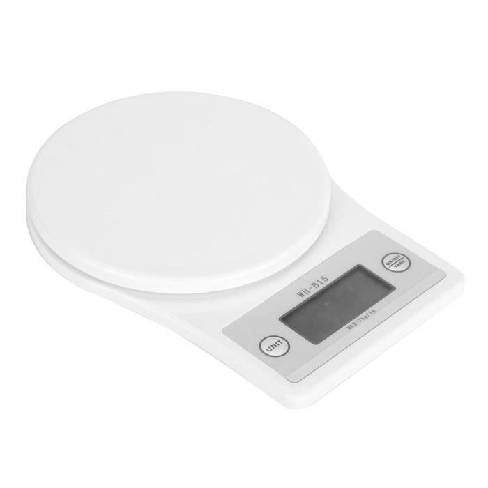 MEIHE Pesage de cuisson multifonctionnel de balance de cuisine électronique numérique précise de la balance 7kg / 1g