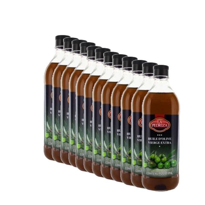 Lot 12x Huile d'olive extra vierge Espagne - La Pedriza - bouteille 1L