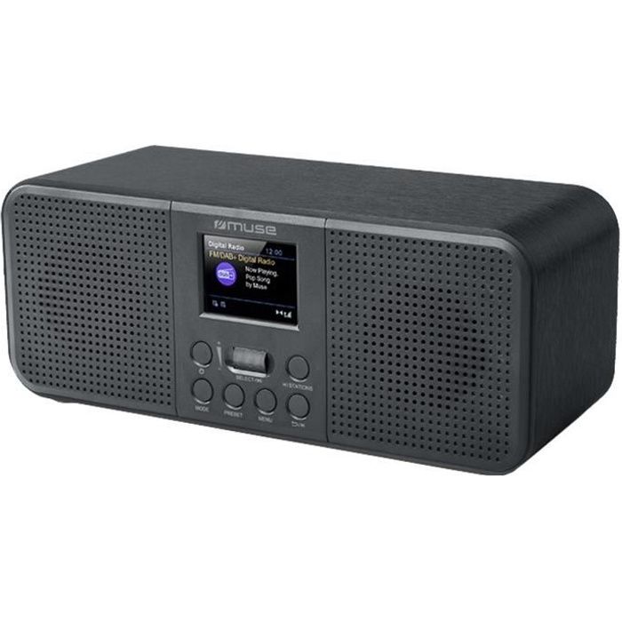 MUSE-EUROPE - MUSE M-122 DBT - Radio de table DAB+ / FM et Bluetooth