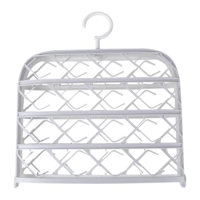 1 pc support de séchage vêtements de rangement sous-vêtements de pliable chaussettes cintre pour SECHOIR A PLANTE - PACK SECHAGE
