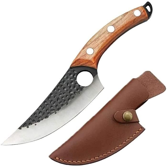 LY couteaux de chef Cuisine couteau agrave deacutesosser Viking Camping barbecue serbe pleine Tang deacutesossage couteau de bo35