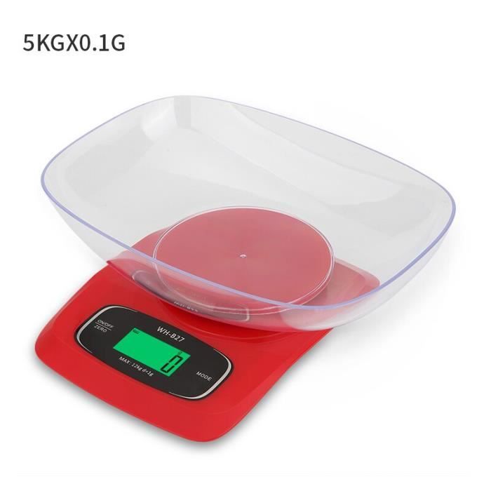 12kg - 5kg LCD Mini Balance de cuisine numérique électronique poche postale cuisine bijoux pesant Balance Balance alimen*YI8619
