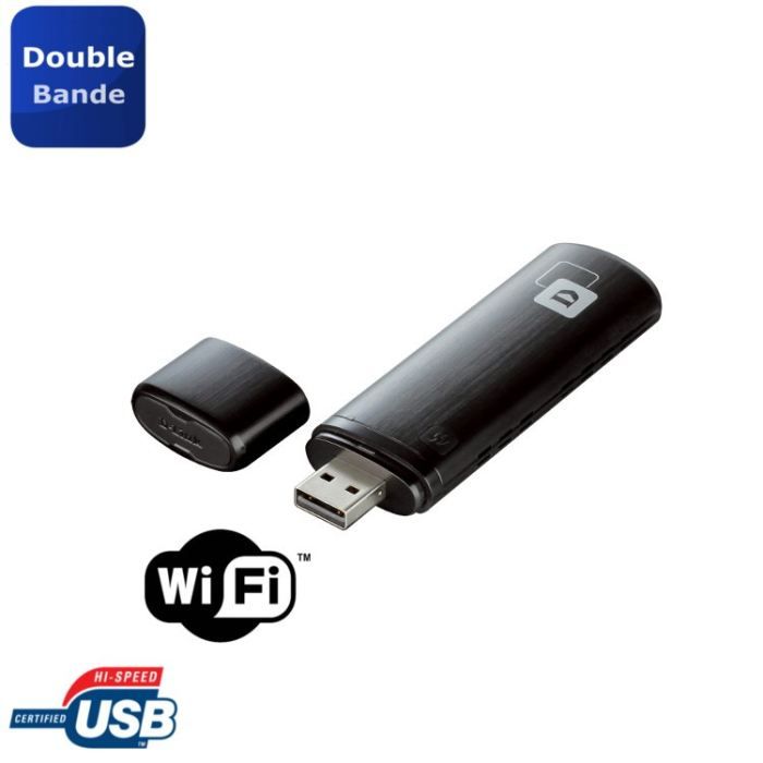D-Link Clé USB WiFi 300mbps Dual Band DWA-182