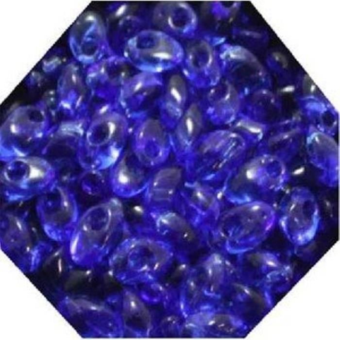 Perles de pluie Bleu Royal