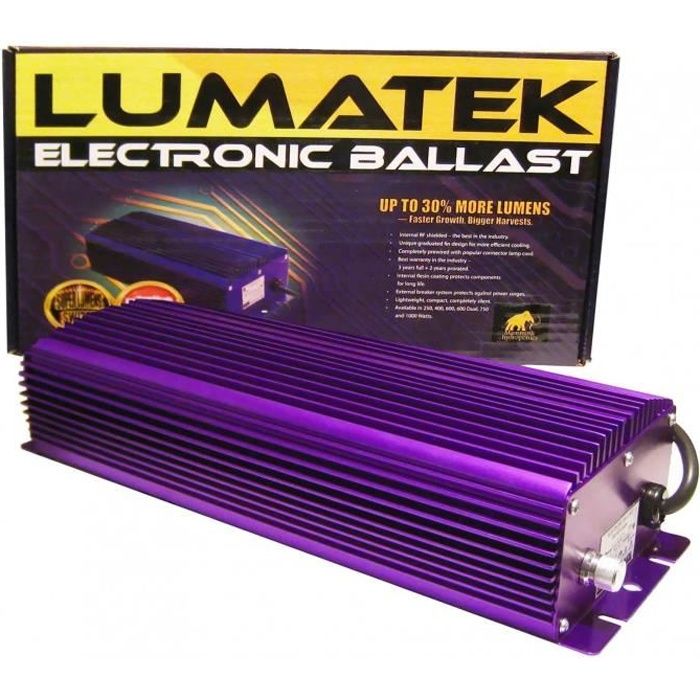 Ballast électronique Lumatek 1000W + Dimmer
