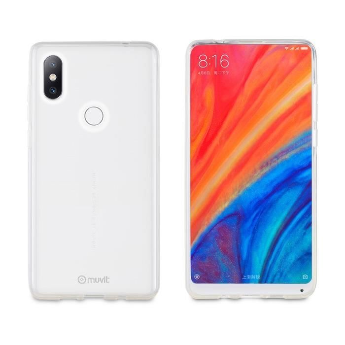 MUVIT Coque PP Crystal Soft Transparente: Xiaomi Mi Mix 2S