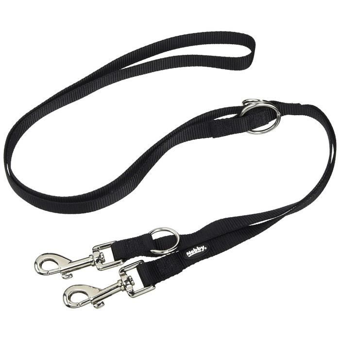 Nobby Classic Laisse pour Chien Noir 200 cm/20 mm - 79100-05