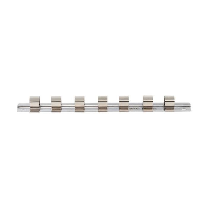 Rail pour douilles 7 clips 12,5 mm (1/2-)