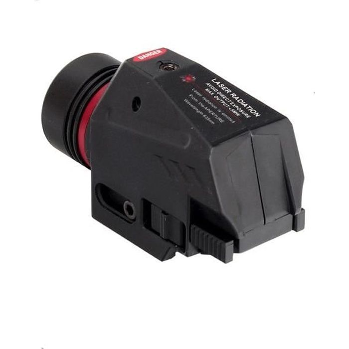 Tactique LED arme pistolet lumière Lampe de poche laser tactique point rouge vue Laser militaire Airsoft pistolet lumière 20mm
