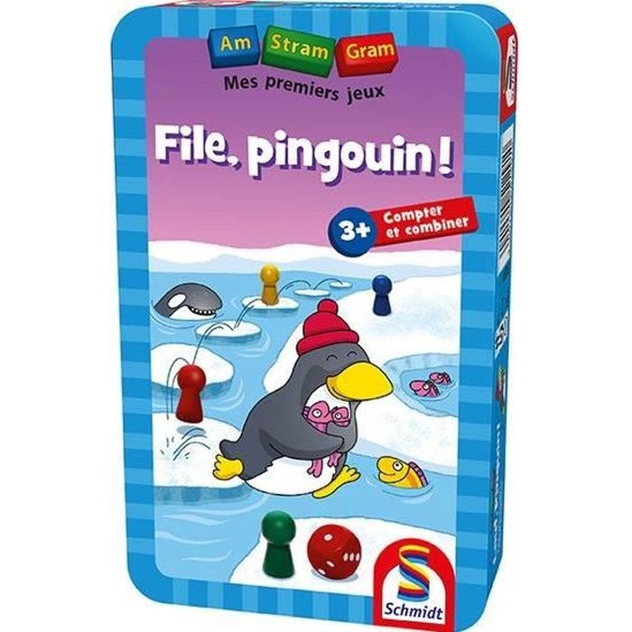 File Pingouin ! - Jeu de poche - Am Stram Gram - A partir de 3 ans - SCHMIDT SPIELE