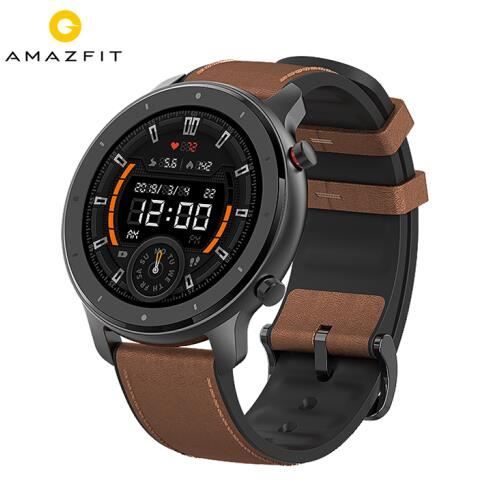 Amazfit GTR XIAOMI-Montre Connectée-47mm-Montre GPS-Montre Contactée Homme-Ecran Grand-Coloris :Noir meilleur cadeau pour homme