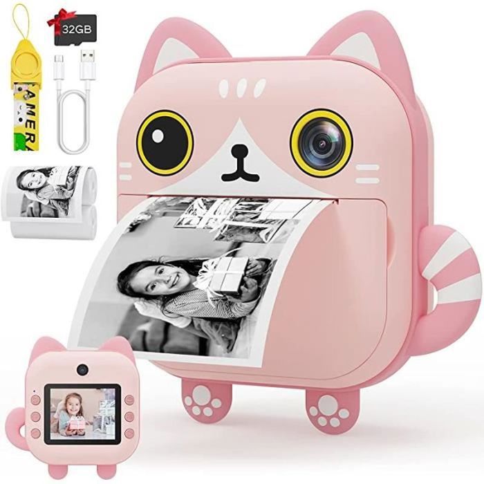 Appareil photo Compact,Caméra numérique HD pour enfants,jouet pour tout Appareil photo Compact,Caméra numérique HD pour enfants,jouet pour tout