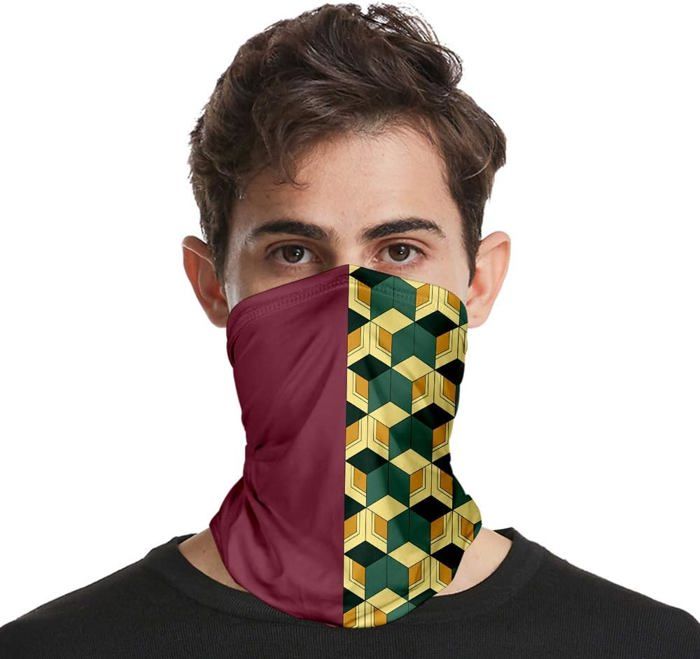 Lot De 3/6/7/8 Bandanas Double Face Imprimé Cachemire Multifonction