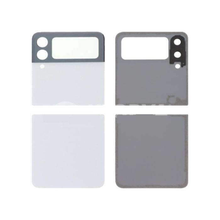 Cache Batterie Vitre Arrière Complète Pour Samsung Galaxy Z Flip 3 5G F711B Sans logo - vue 3