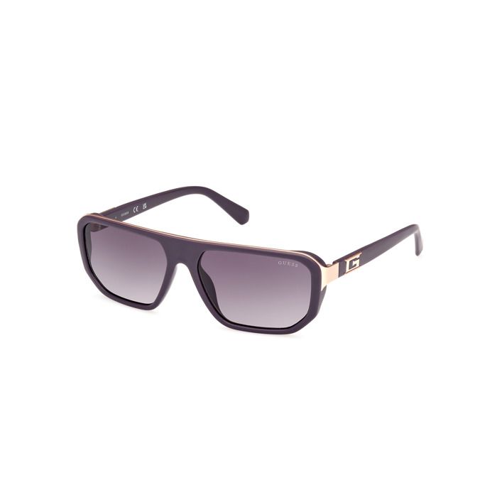 Guess 00124 Lunettes de soleil pour hommes de forme géométrique
