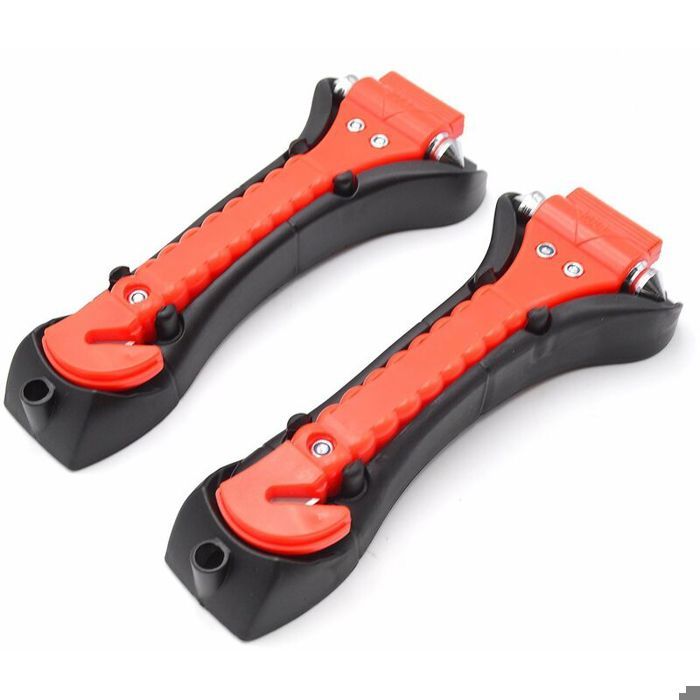 2 pièces brise-vitre coupe-ceinture de sécurité marteau de sécurité pour