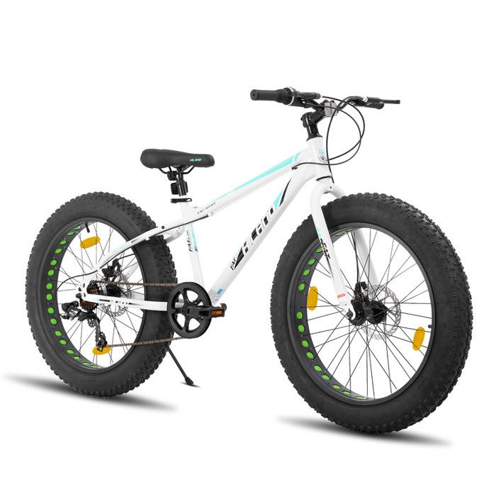 Vélo Enfant Hiland Climber 24 Pouces - VTT Avec Freins V, 7 Vitesses Et Fourche Suspension - Garçons Et Filles 9-15 Ans