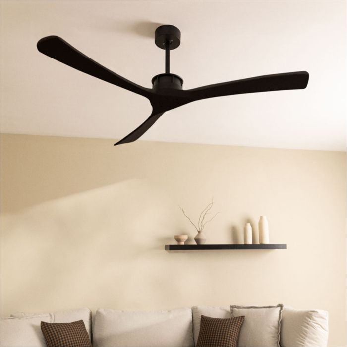 Ventilateur de plafond - Create - WIND LARGE - Silencieux - Ø152 cm - Bois naturel - Create
