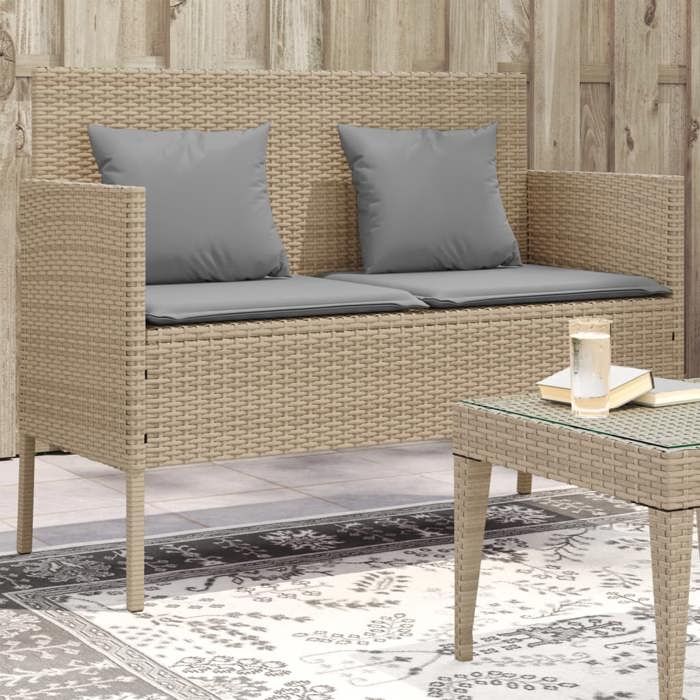Banc De Jardin 3 Places Grand Patio - 125x86x51cm, 300kg Charge Max, Métal Laqué Couleur Jaune Foncé