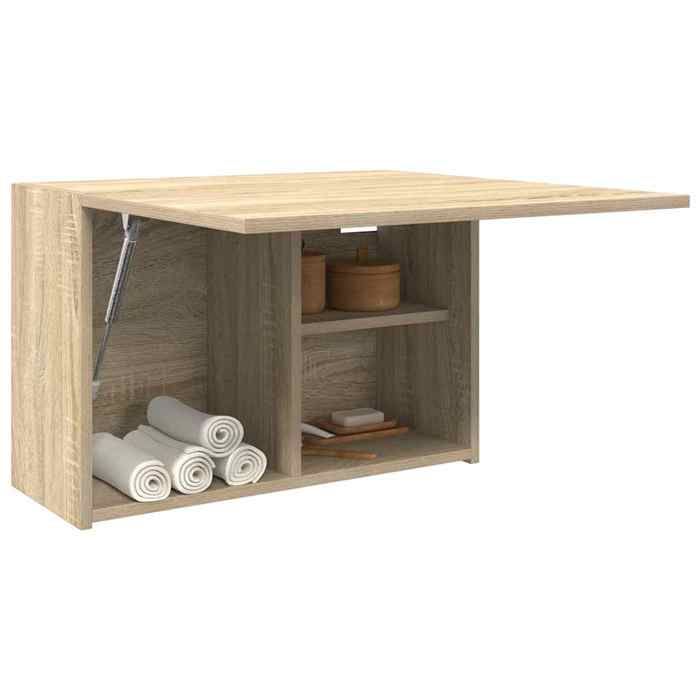 Lemon Armoire WC Design mural VIDAXL Meuble murale de bain chêne sonoma 60x25x40 cm bois ingénierie CCL68164579
