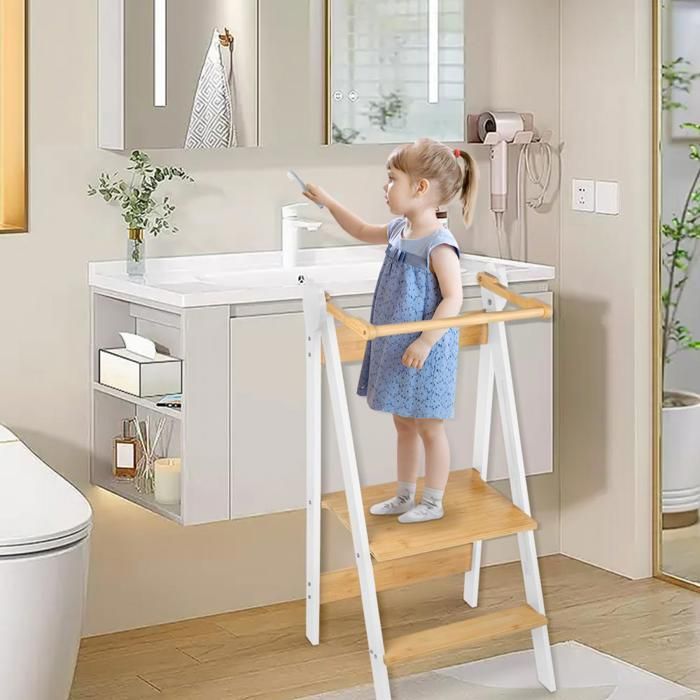 JEOBEST Tour dObservation Enfant Montessori Sûr et Sécurisé Tour dapprentissage Enfant Chaise Enfant Tabouret Bébé