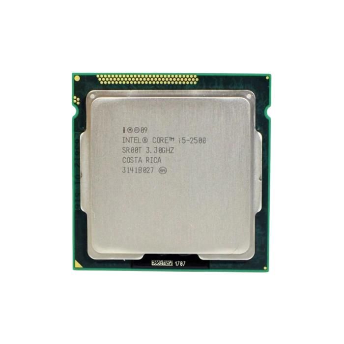 Core i5-2500 CPU Socket LGA 1155 4 cœurs 4 threads 3.3GHz 6Mo cache L3 95W
