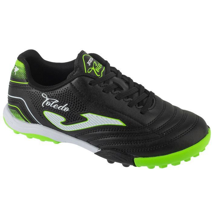 Joma Toledo Jr 2501 TF TOJW2501TF pour un garçon Noir chaussures de foot turf