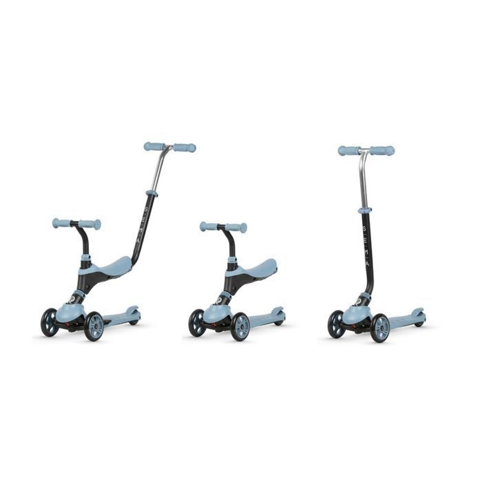Trottinette Sema 3-en-1 Bleue - QPLAY - Rouge - Plastique - Dès 12 mois
