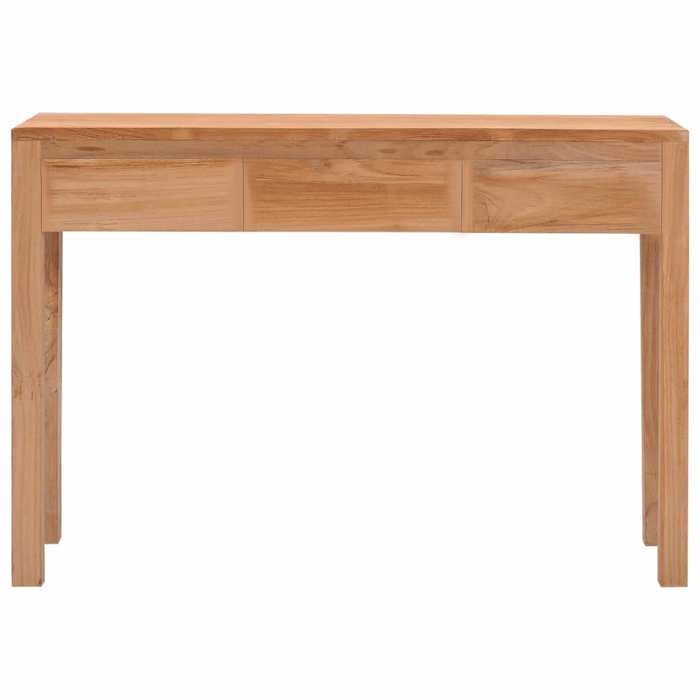 Réduction - Meuble console - Table dappoint Design élégant - 110x35x75 cm - bois de teck solide @FR296141