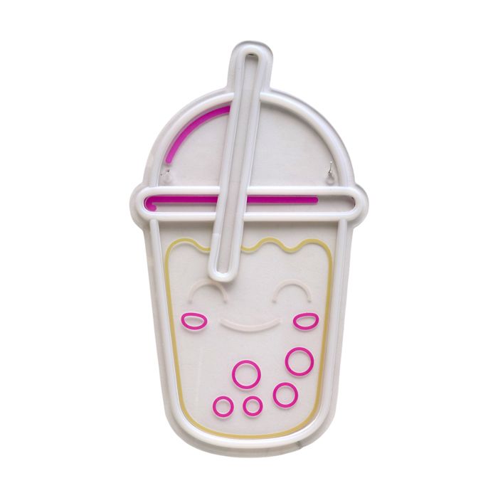 Lampe - THE CONCEPT FACTORY - Kawai Bubble Tea - Effet Néon - Multicolore Lampe - THE CONCEPT FACTORY - Kawai Bubble Tea - Effet Néon - Multicolore