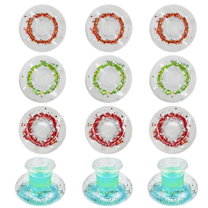 Dessous De Verre Gonflables, Porte-gobelets Gonflables Pliables Gonflables De Petite Taille Pour Piscine D T