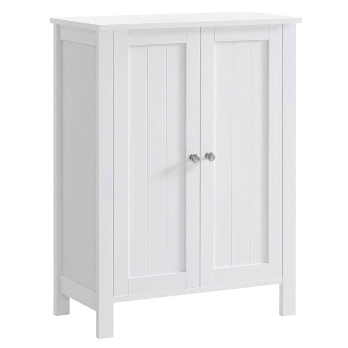 Meuble De Rangement Bambou Armoire Haute De Salle De Bain Placard Haut Avec 3 Étagères Pour Salle à Manger 33.8x33x140cm - Maison