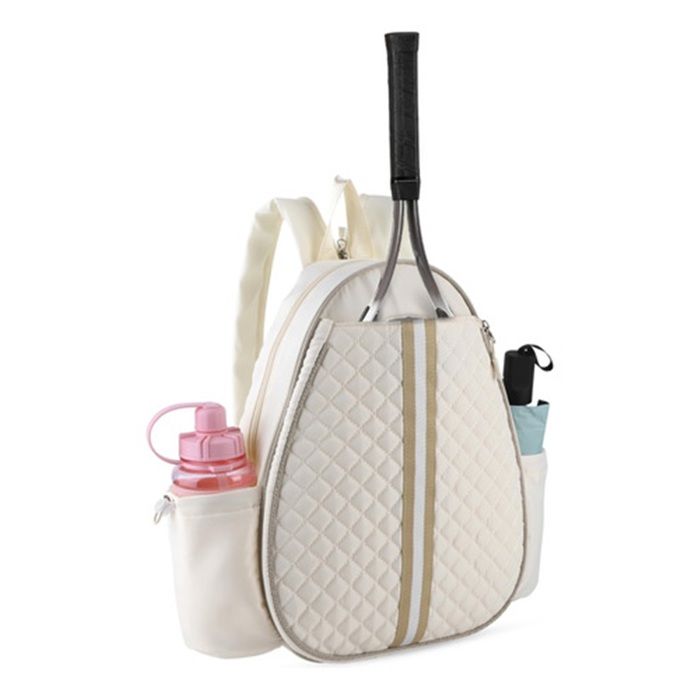 Sac de tennis sac à dos bandoulière matelassé résistant à leau pour hommes et femmes