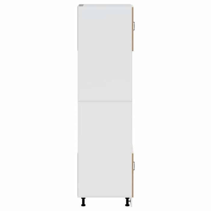 Moderne Armoires de four (2 pièces) SWEETY Placards cuisine Porto chêne sonoma bois dingénierie 60x57x207 cm BB145