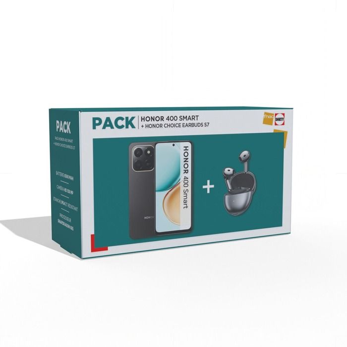 Pack 400 Smart 4G Velvet + Choice Earbuds S7 - vue 4