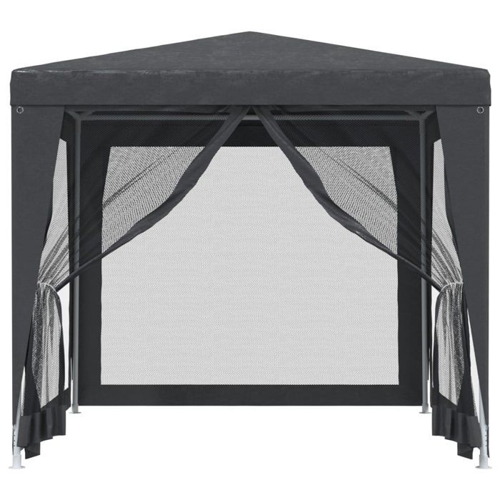 Vidaxl [34272]Tente de fête 4 parois latérales en maille Anthracite 2.5x2.5 mPoids:7.8 Kg - vue 2