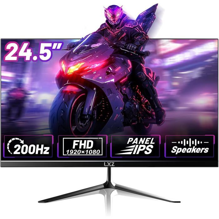 Écran gaming LXZ 245 pouces 200Hz 1ms