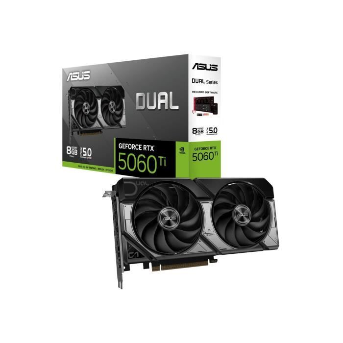 ASUS - Carte graphique - DUAL RTX 5060TI 8G