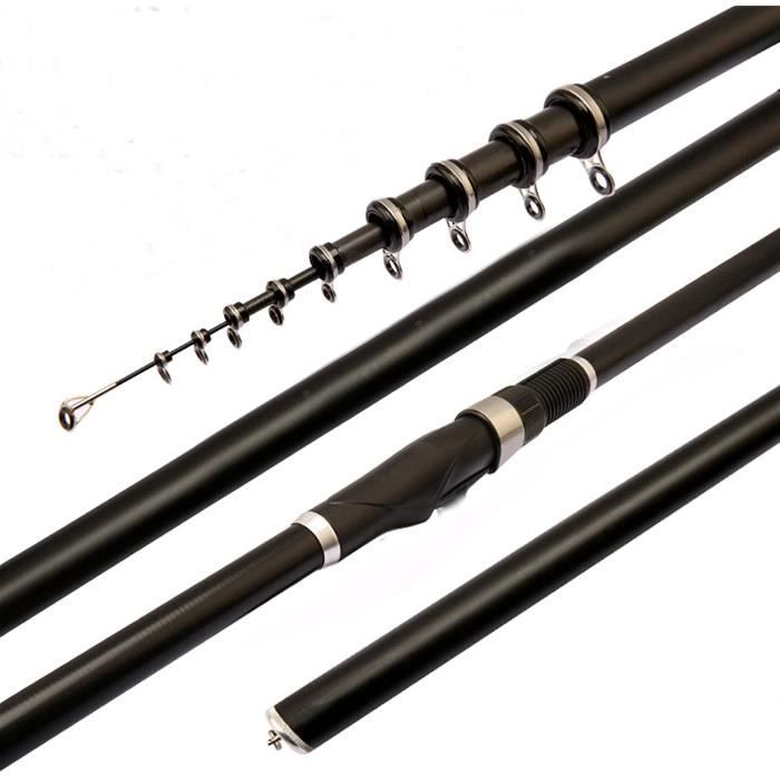 Canne à pêche Professionnelle Portable Carp Rod télescopique Mer Canne à pêche Canne à Lancer en