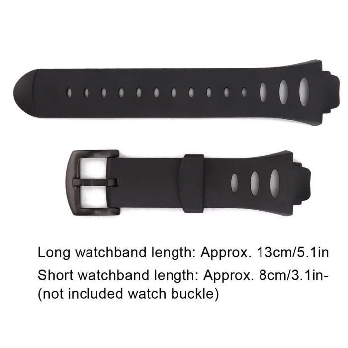 Piece detachee Accessoire de bracelet de montre en caoutchouc