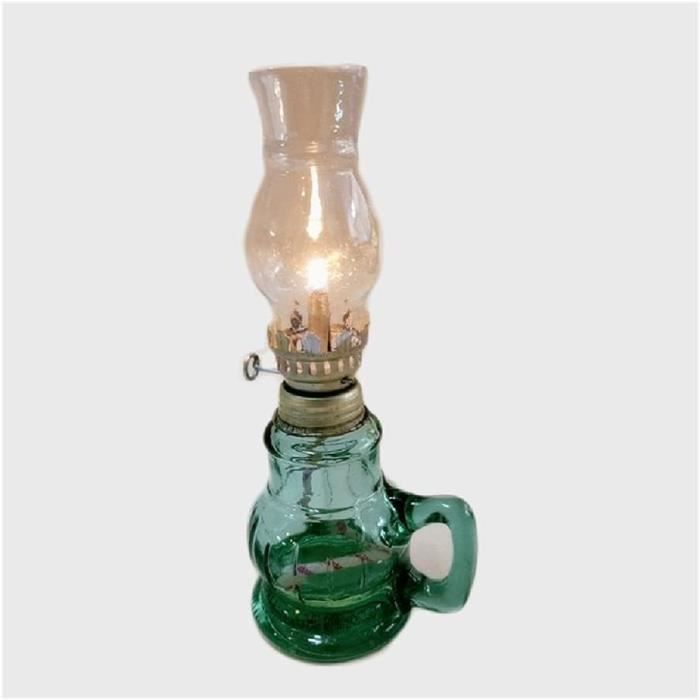 Lampe à Pétrole Vintage Bleue – Lanterne Kérosène Décorative Pour Maison