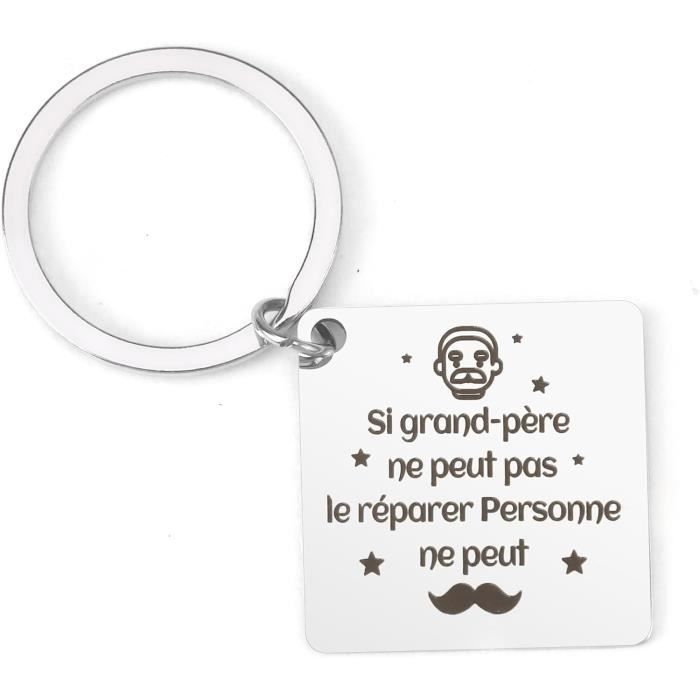 Porte Clef GrandPère,Cadeau Grand Pere,Fete Des Peres Personnalisé