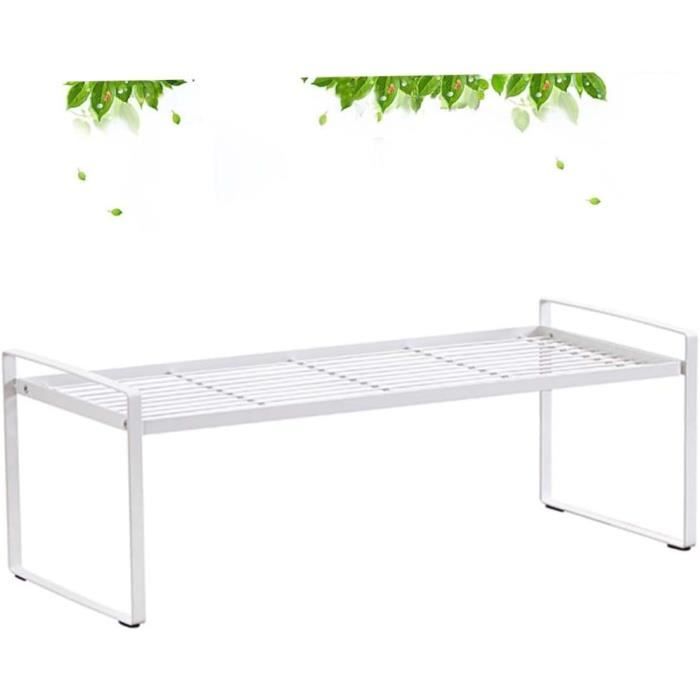 Étagère De Cuisine Réglable Siduytin - Organisateur Pour Casseroles Et Ustensiles, Blanc Ou Noir, 31x23x14 Cm