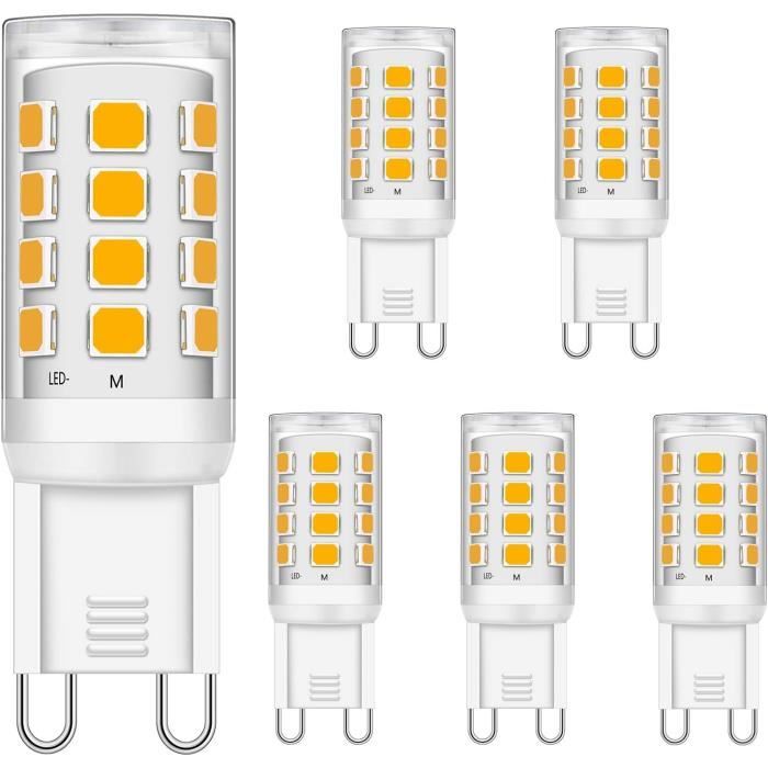 Ampoule Led G9 Lampe, Blanc Chaud 3000K, G9 LED 3W (33W Ampoules