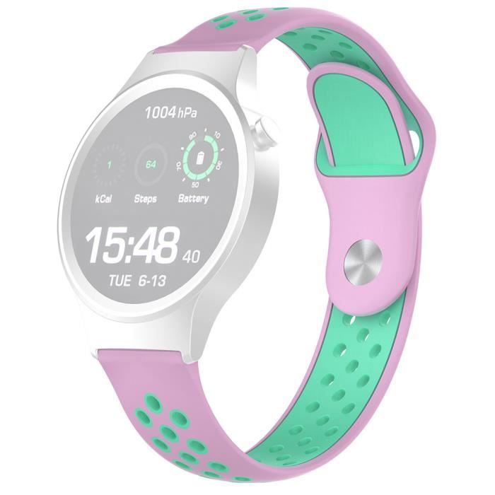 Bracelet de Montre connectés souple en silicone pour trou en silicone sport  pour Fossil Gen 4 Q Venture HR @sun2741 , - Achat/vente montre - Cdiscount