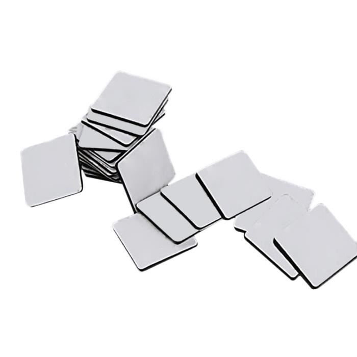 TFAAI-Ruban Adhésif Double Face Ultra Résistant, Transparent, Non Marquant, Lavable, Montage Collant, 60 Pièces/boîte