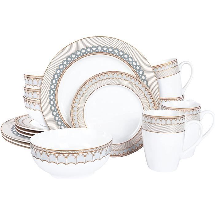 SERVICE De Table Antique COMPLET En Porcelaine De LIMOGES